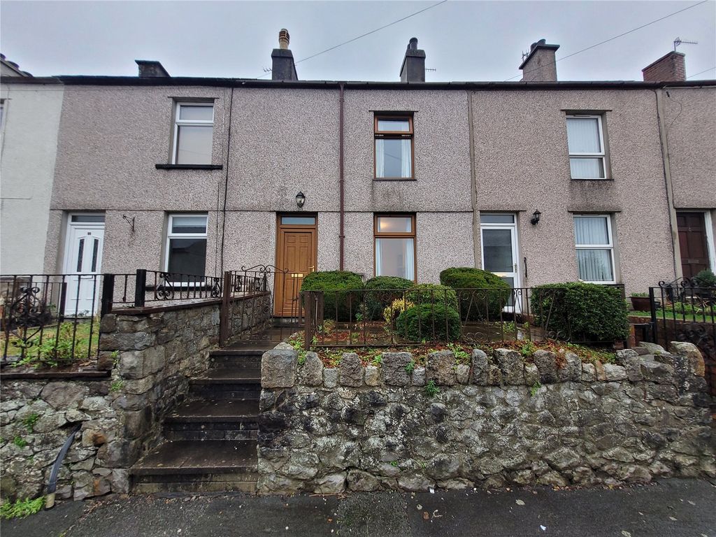 2 bed terraced house for sale in Assheton Terrace, Caernarfon, Gwynedd LL55, £120,000