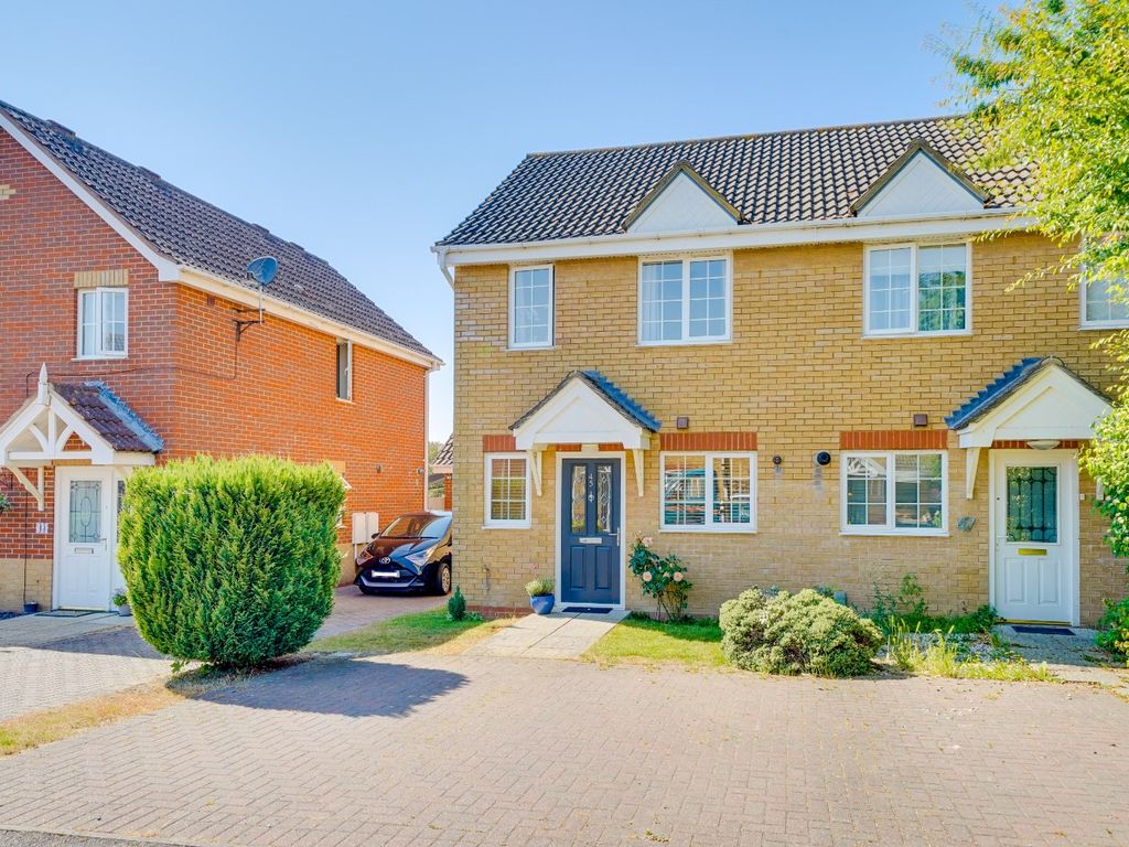 2 bed semi-detached house for sale in Redwing Rise, Royston, Hertfordshire SG8, £355,000
