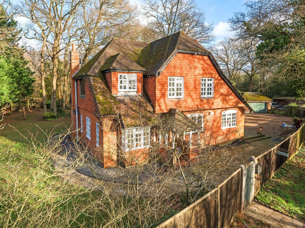 4 bed detached house for sale in Bonseys Lane, Chobham GU24, £1,200,000