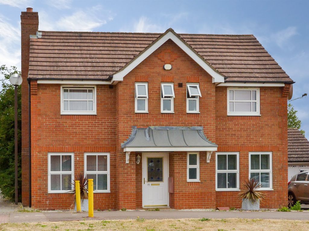 3 bed detached house for sale in Portishead Drive, Tattenhoe, Milton Keynes MK4, £360,000
