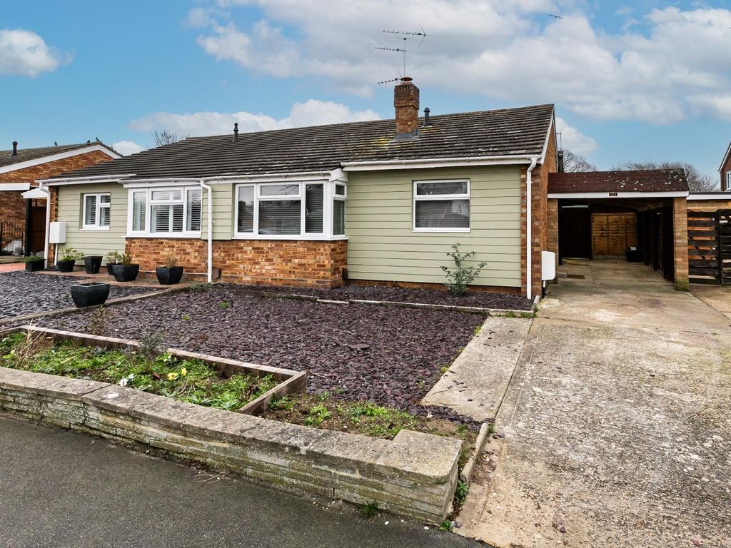 2 bed semi-detached bungalow for sale in Brinkley Crescent, Colchester CO4, £300,000