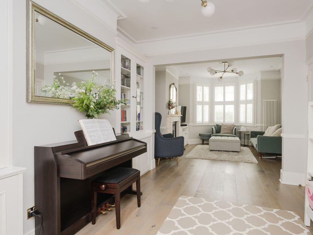 5 bed terraced house for sale in Boscombe Road, Old Merton Park, London SW19, £1,200,000