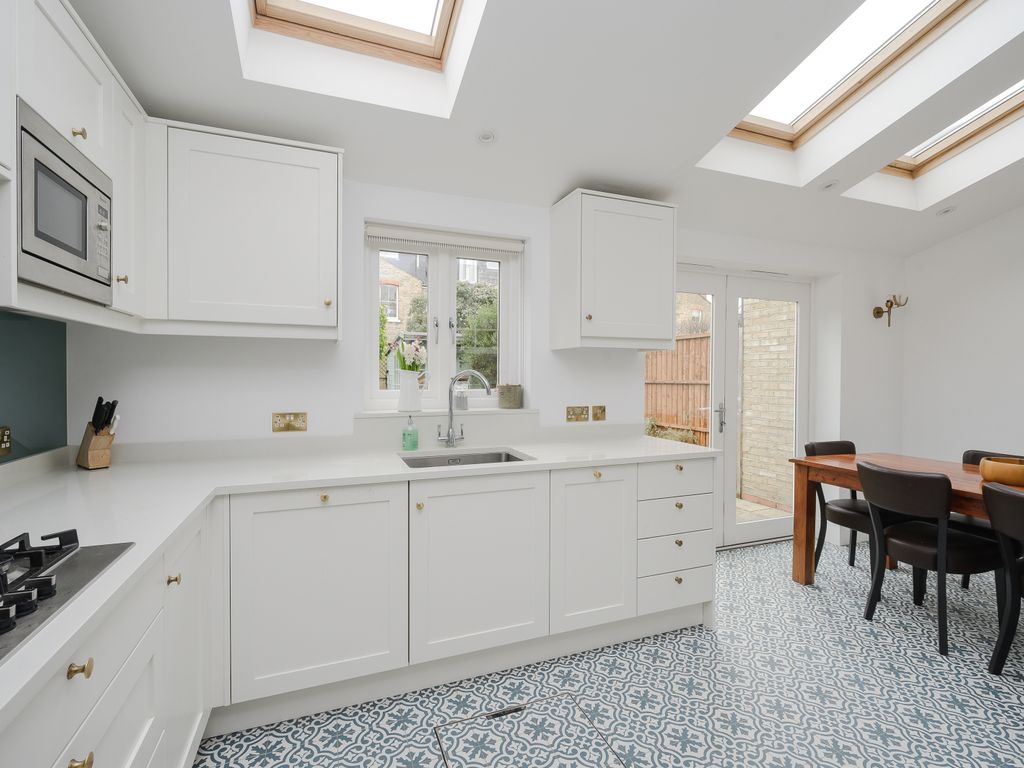 5 bed terraced house for sale in Boscombe Road, Old Merton Park, London SW19, £1,200,000