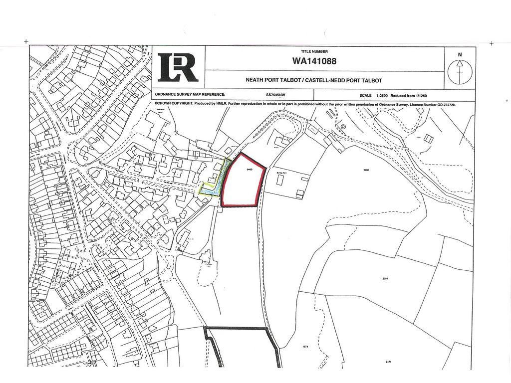 Land for sale in Eaglesbush Valley, Neath, Neath Port Talbot. SA11, £60,000