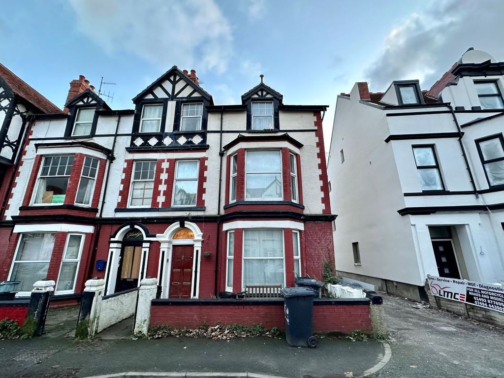 2 bed flat for sale in Flat 2, 18 Curzon Road, Llandudno, Gwynedd LL30, £73,000