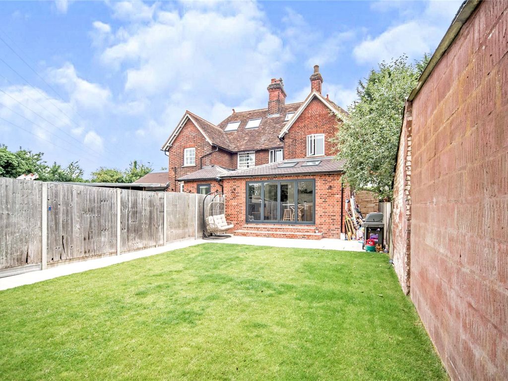 3 bed semi-detached house for sale in Franklin Cottages, Clapham Road, Clapham, Bedford MK41, £450,000