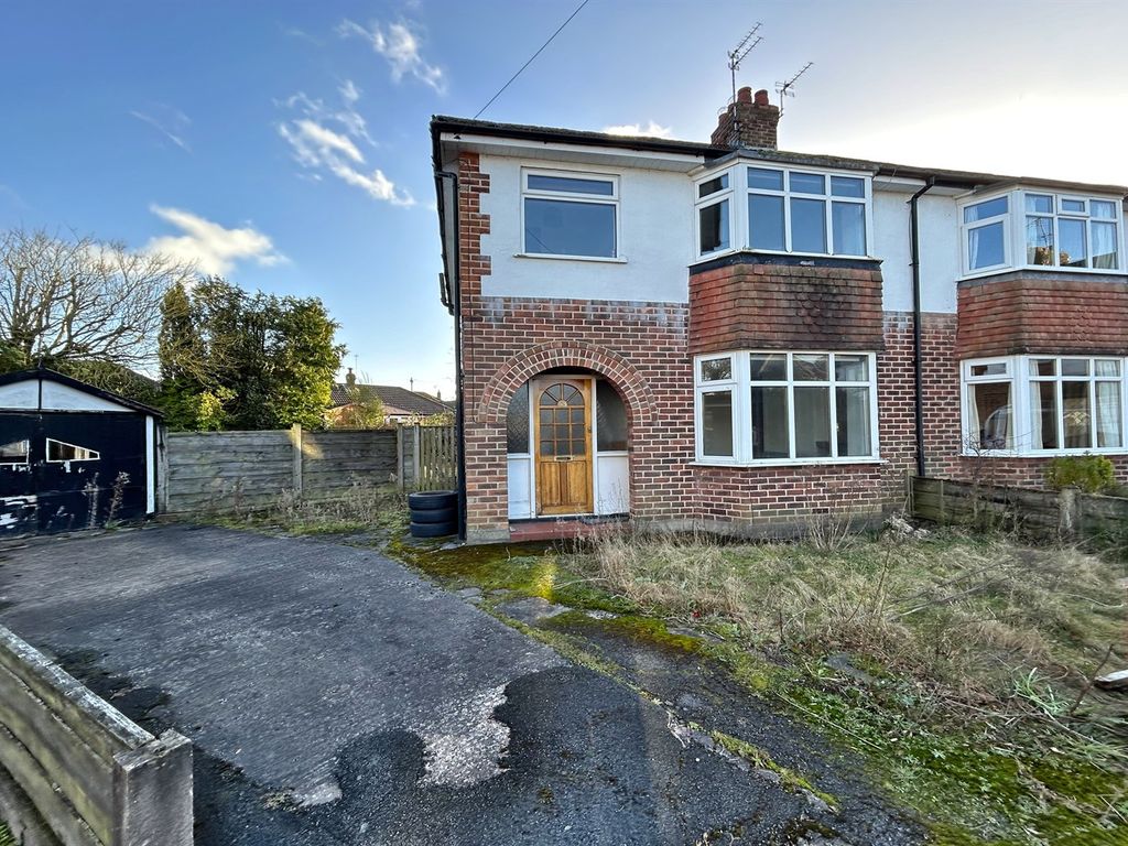 3 bed semi-detached house for sale in Ravenswood Road, Wilmslow SK9, £400,000