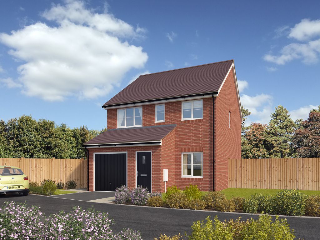 New home, 3 bed semi-detached house for sale in "The Piccadilly" at Burwell Road, Exning, Newmarket CB8, £365,000