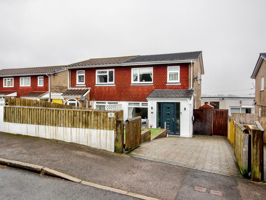 3 bed semi-detached house for sale in Pendinas Avenue, Croespenmaen, Newport NP11, £260,000