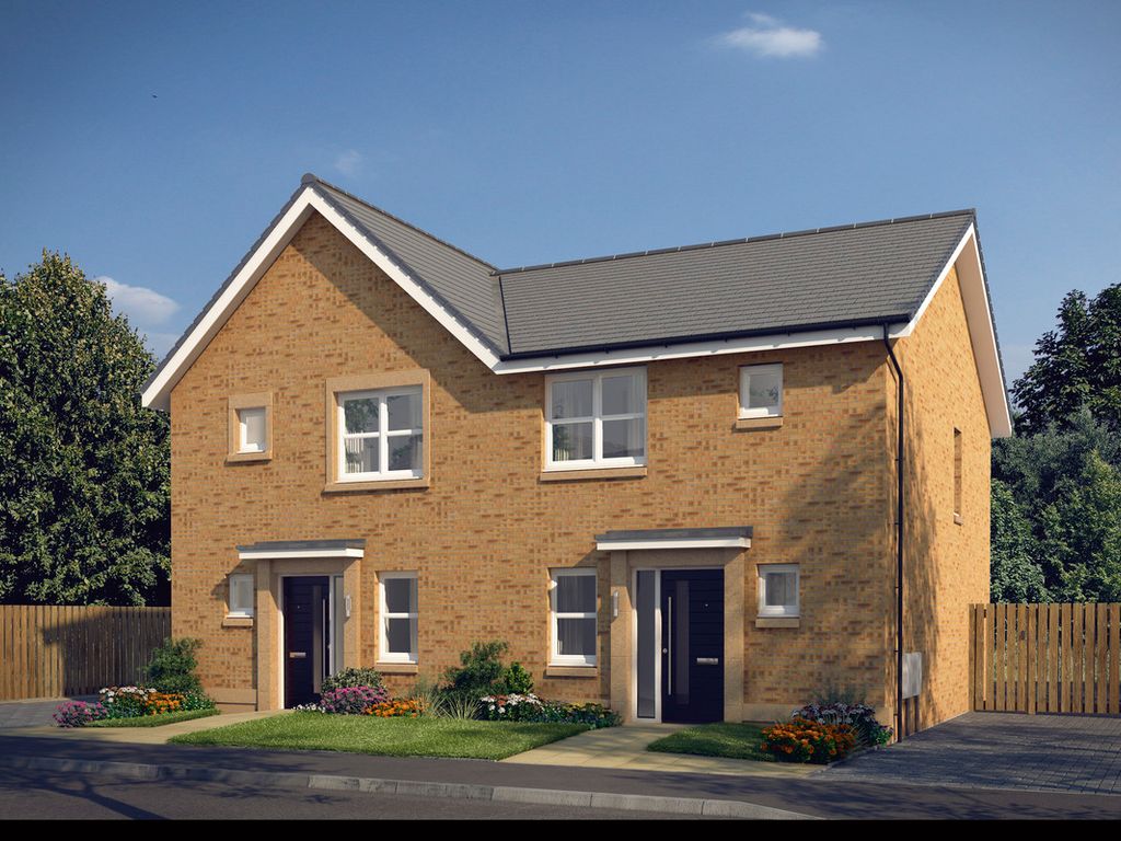 New home, 3 bed semi-detached house for sale in "The Hamilton" at Cochrina Place, Rosewell EH24, £275,000