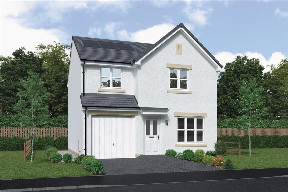 New home, 4 bed detached house for sale in "Leawood Constarry Gardens" at Constarry Road, Croy, Kilsyth, Glasgow G65, £315,000