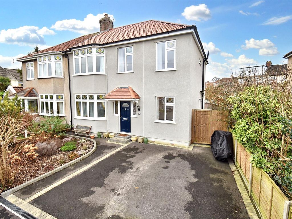 4 bed semi-detached house for sale in Bibury Crescent, Westbury-On-Trym, Bristol BS9, £795,000