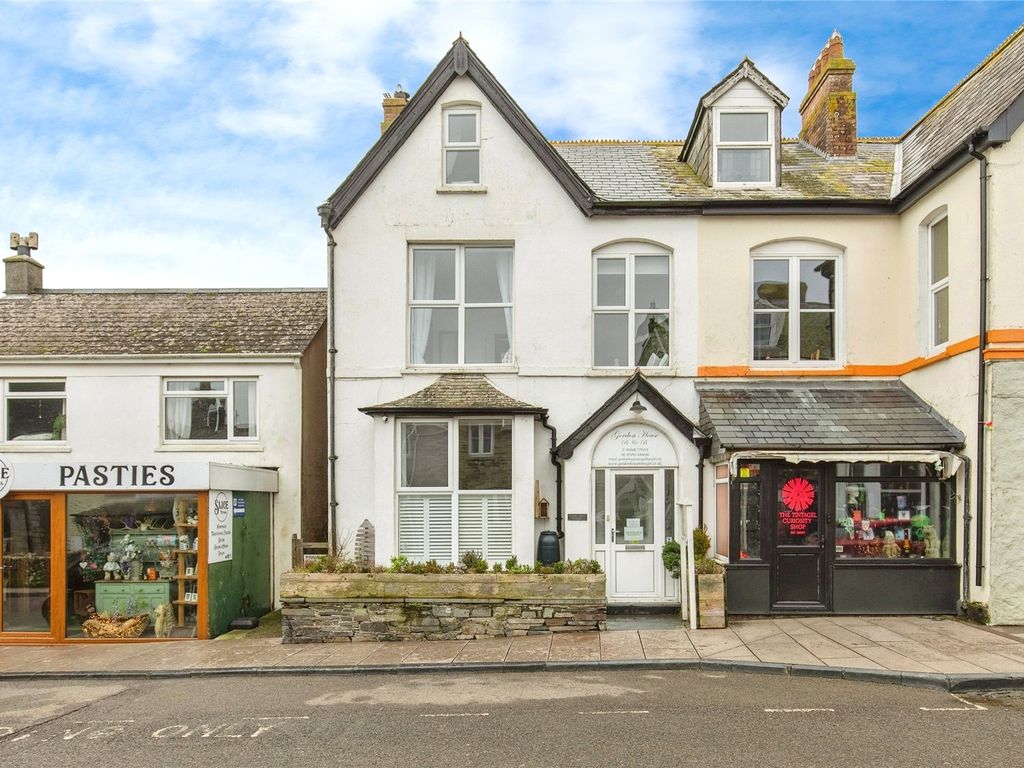 4 bed semi-detached house for sale in Fore Street, Tintagel, Cornwall PL34, £550,000