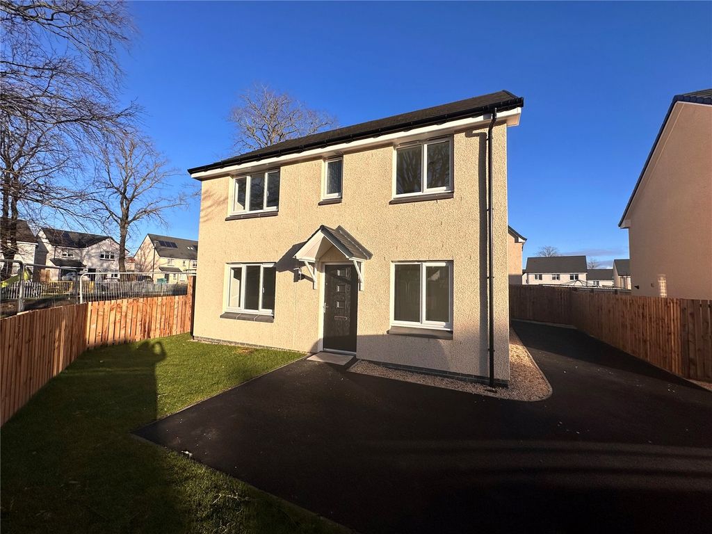 4 bed detached house for sale in Lotus Crescent, Cleland, Motherwell ML1, £300,000