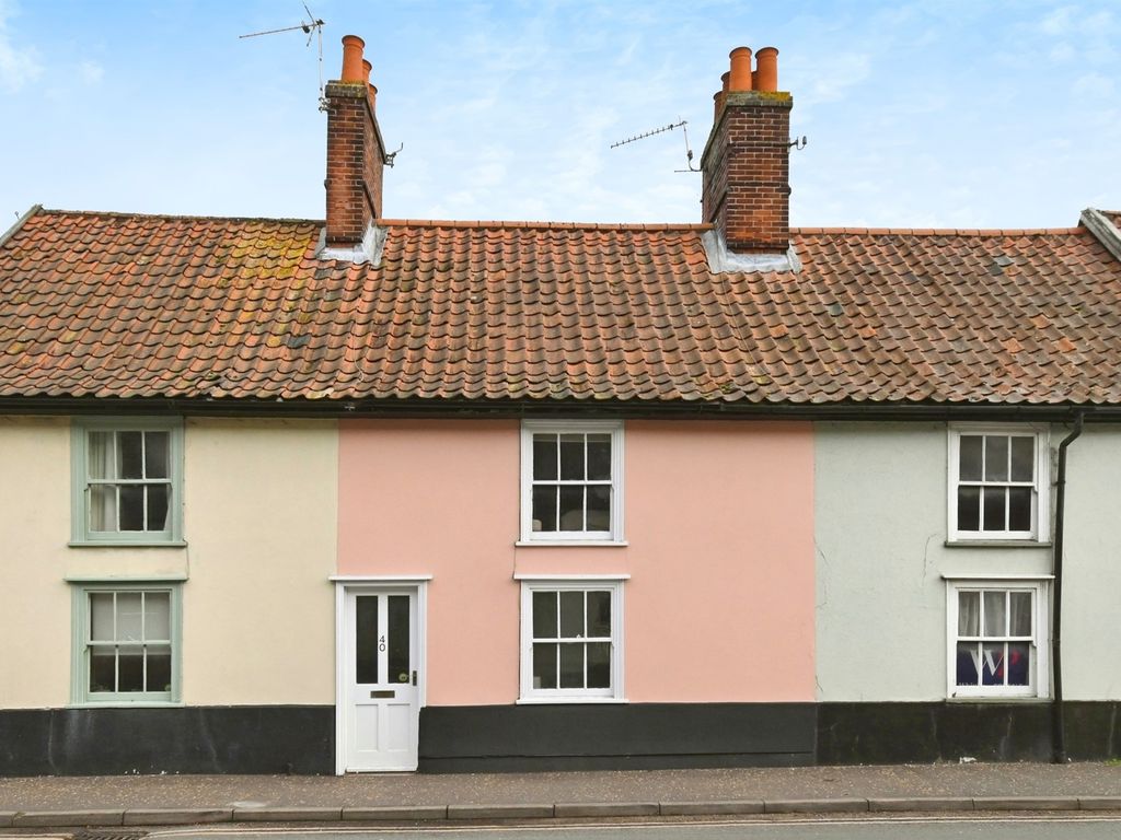 2 bed terraced house for sale in Denmark Street, Diss IP22, £230,000