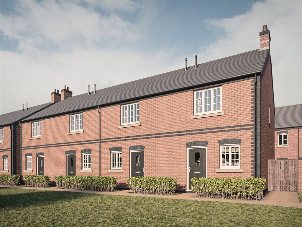 New home, 2 bed semi-detached house for sale in Dawes Drive, Kirk Langley, Ashbourne, Derbyshire DE6, £57,500