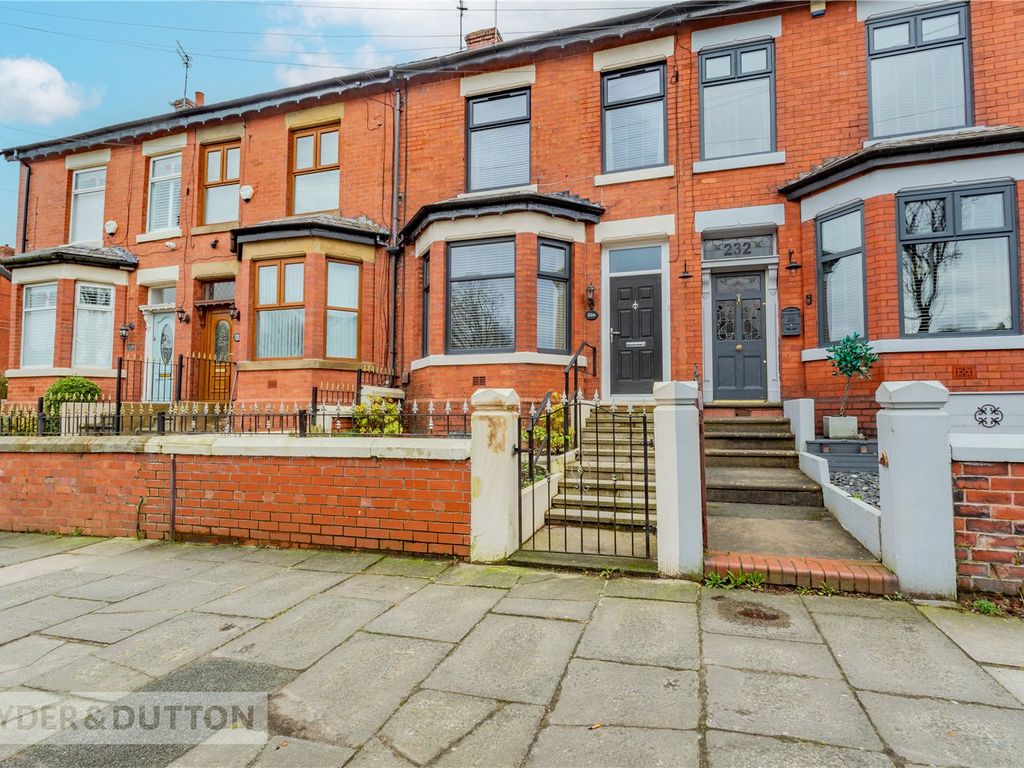 3 bed terraced house for sale in Rochdale Road, Middleton, Manchester M24, £235,000