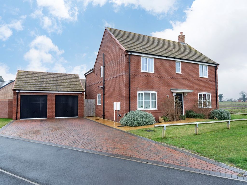 4 bed detached house for sale in Meres Way, Swineshead, Boston PE20, £339,950