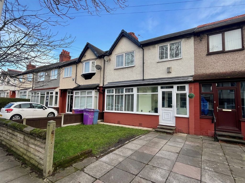 3 bed terraced house for sale in Caldy Road, Walton, Liverpool L9, £175,000