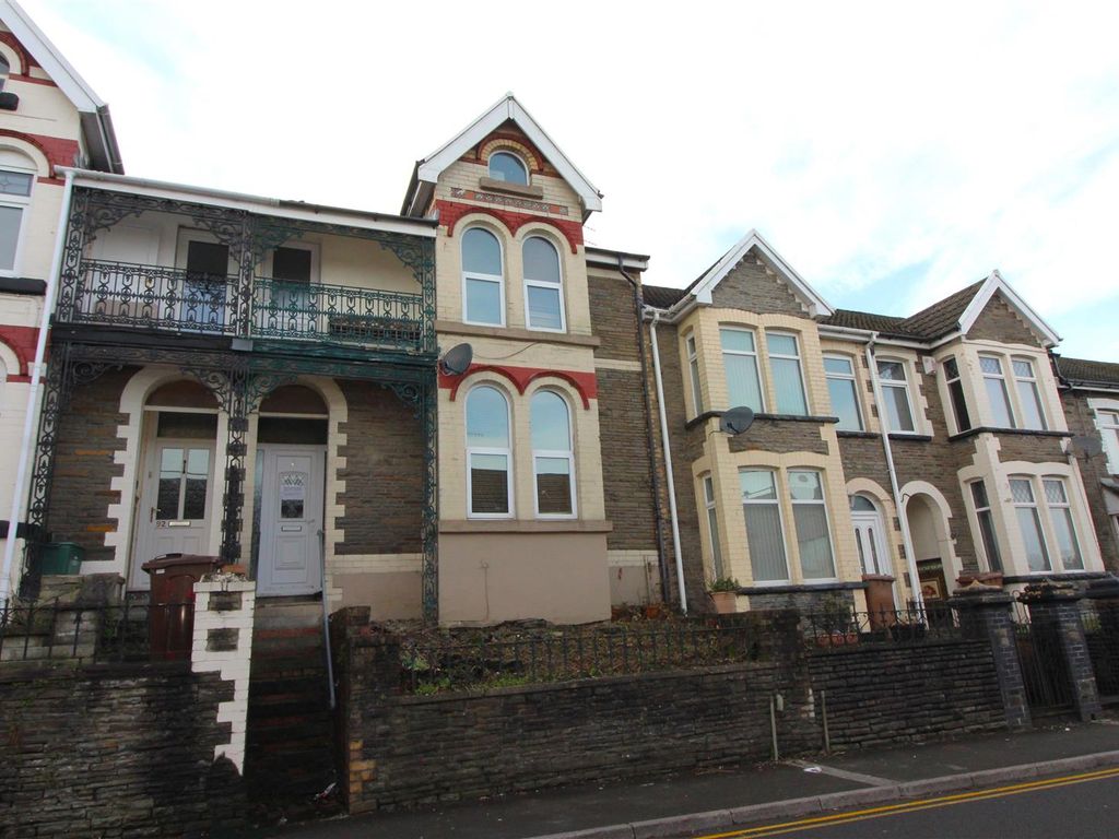 4 bed terraced house for sale in Gilfach Street, Bargoed CF81, £190,000