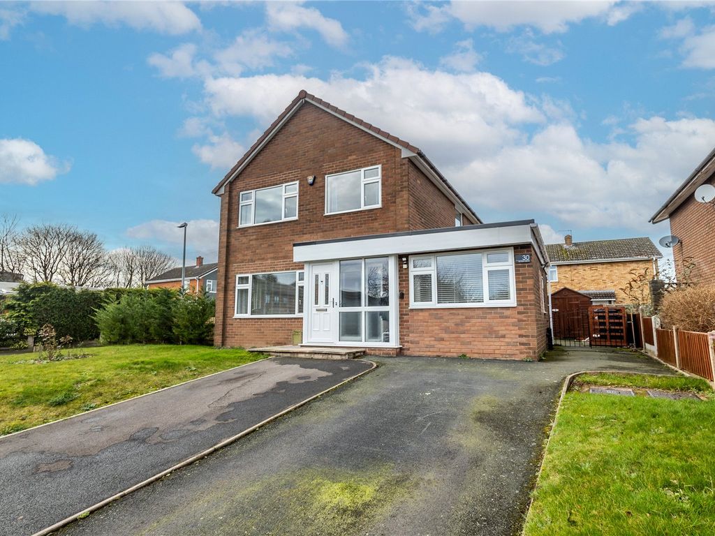 3 bed detached house for sale in Severn Drive, Wellington, Telford, Shropshire TF1, £345,000