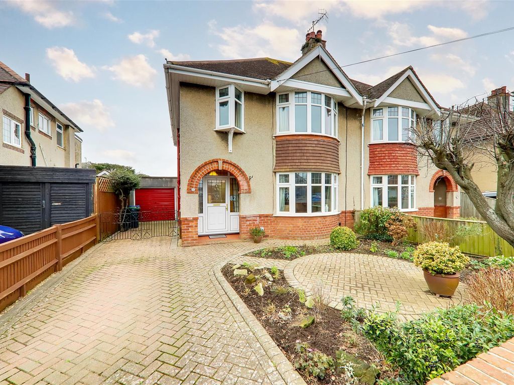 3 bed semi-detached house for sale in Loxwood Avenue, Broadwater, Worthing BN14, £550,000