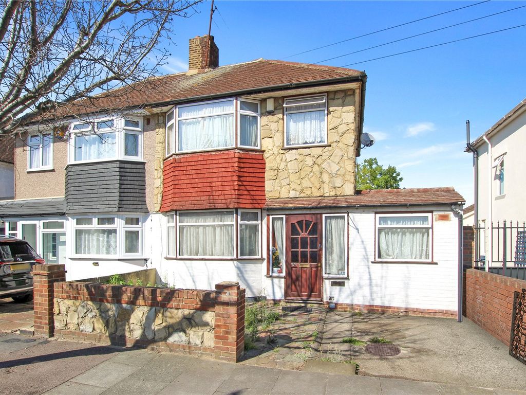 4 bed semi-detached house for sale in Bracondale Road, Abbey Wood SE2, £450,000