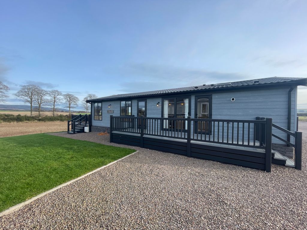 2 bed lodge for sale in Rivendale Lodge, Riverside Park, Dowrieburn, Laurencekirk, Aberdeenshire AB30, £120,000