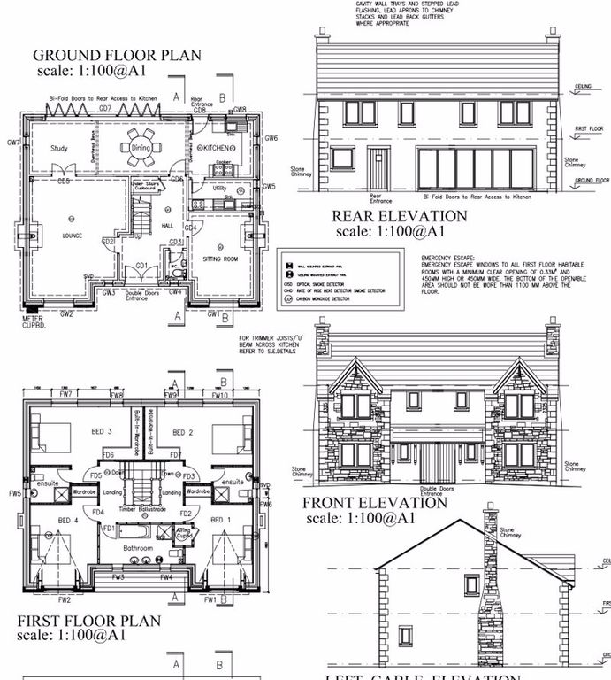 New home, 4 bed detached house for sale in Gelt Road, Brampton CA8, £540,000