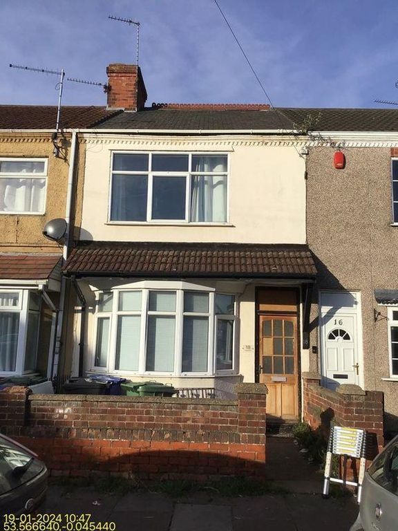 2 bed terraced house for sale in Bramhall Street, Cleethorpes DN35, £80,000