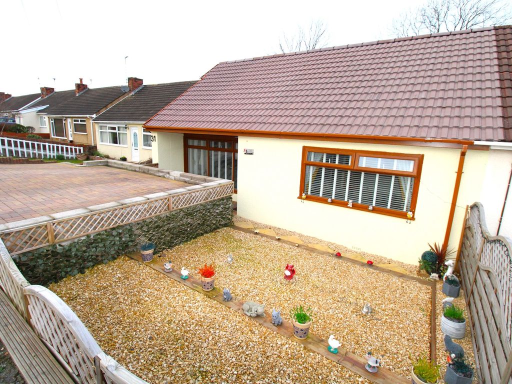 2 bed semi-detached bungalow for sale in Greenfields Avenue, Bridgend, Bridgend County. CF31, £250,000