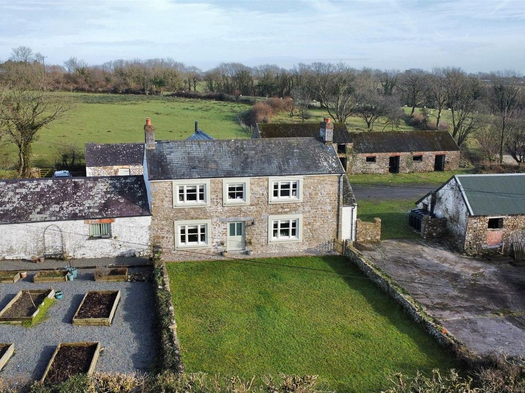 5 bed farm for sale in Begelly, Kilgetty SA68, £895,000