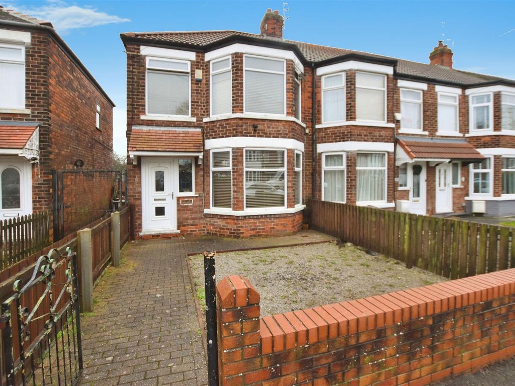 3 bed end terrace house for sale in Priory Road, Hull HU5, £159,950