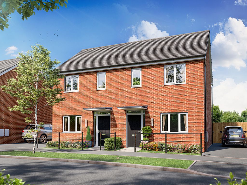 New home, 2 bed semi-detached house for sale in "The Kemble" at Anemone Avenue, Stafford ST17, £228,500