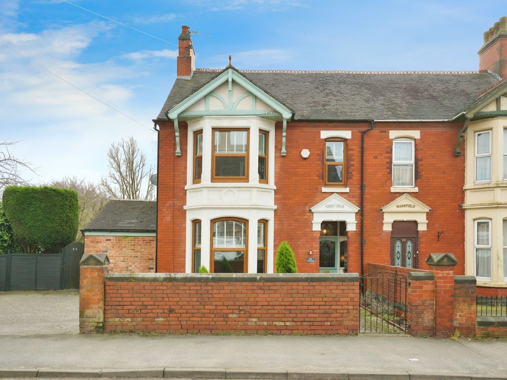 5 bed semi-detached house for sale in Church Street, Church Gresley, Swadlincote, Derbyshire DE11, £450,000