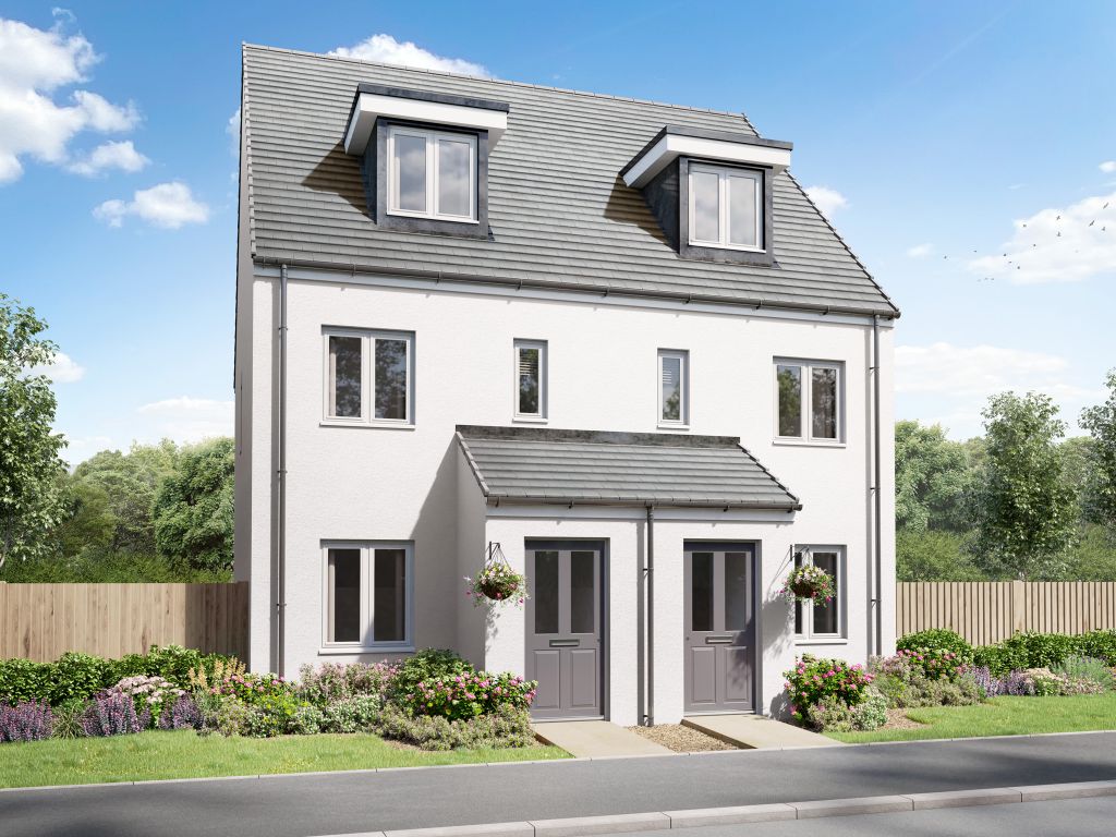 New home, 3 bed semi-detached house for sale in "The Saunton" at Bickland Hill, Falmouth TR11, £348,000