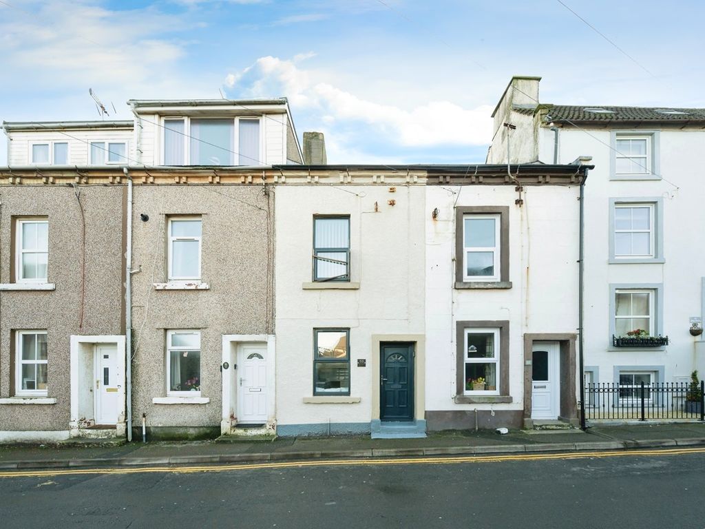 3 bed terraced house for sale in Main Street, Parton, Whitehaven CA28, £84,000