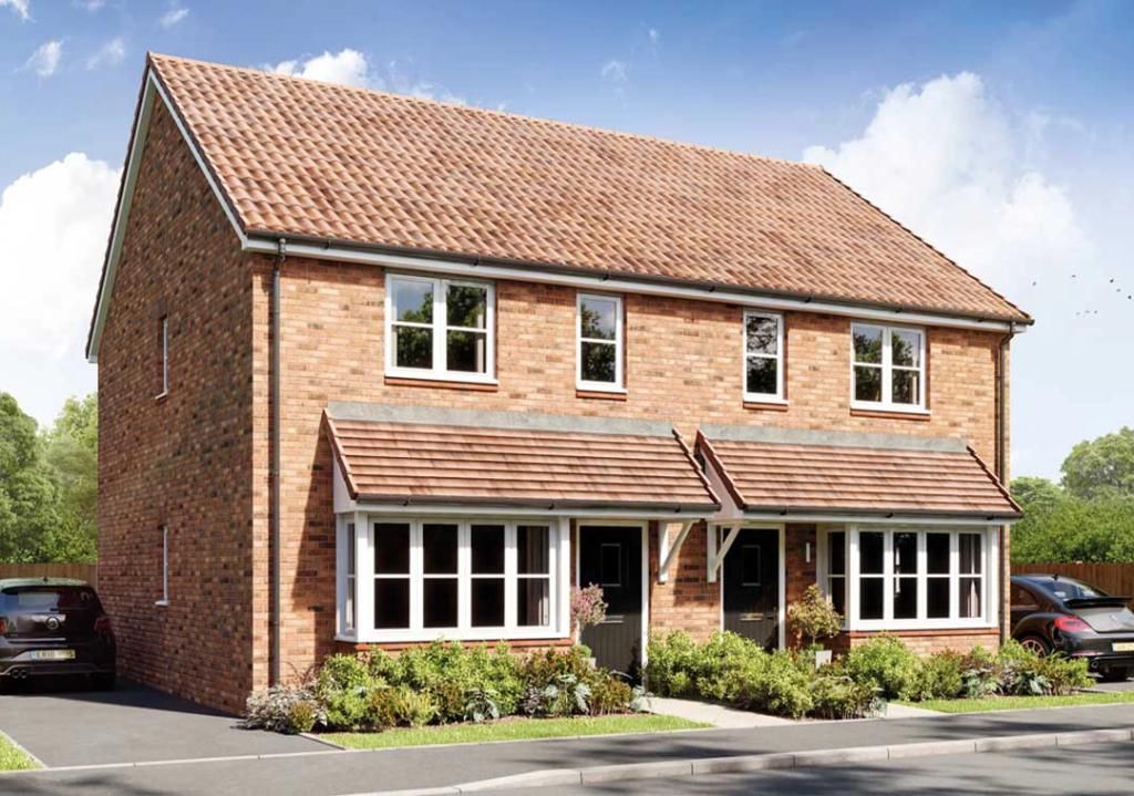 New home, 3 bed semi-detached house for sale in "Alderley" at Abraham Drive, St. Georges, Telford TF2, £276,995