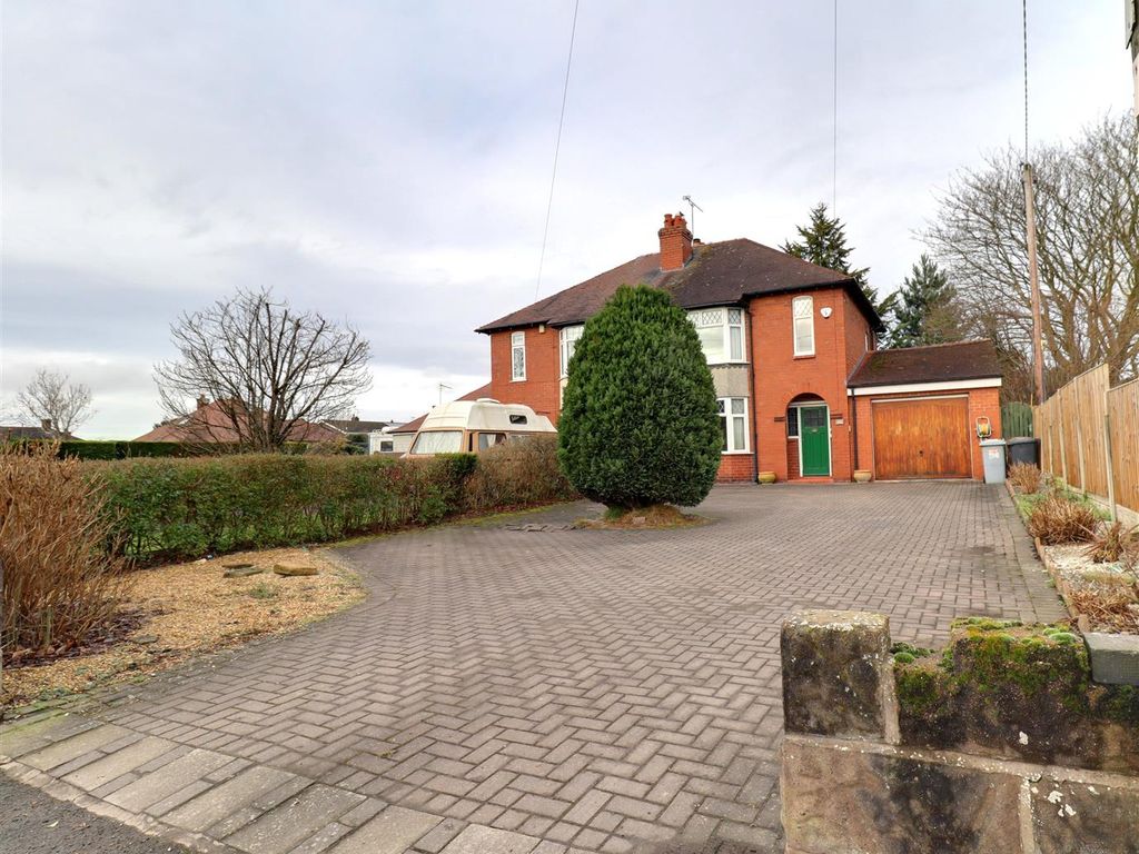 3 bed semi-detached house for sale in Newcastle Road, Shavington, Crewe CW2, £270,000