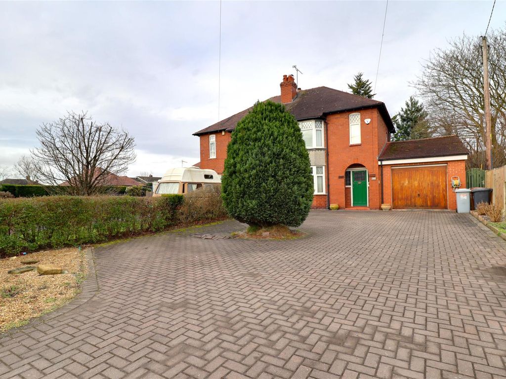 3 bed semi-detached house for sale in Newcastle Road, Shavington, Crewe CW2, £270,000