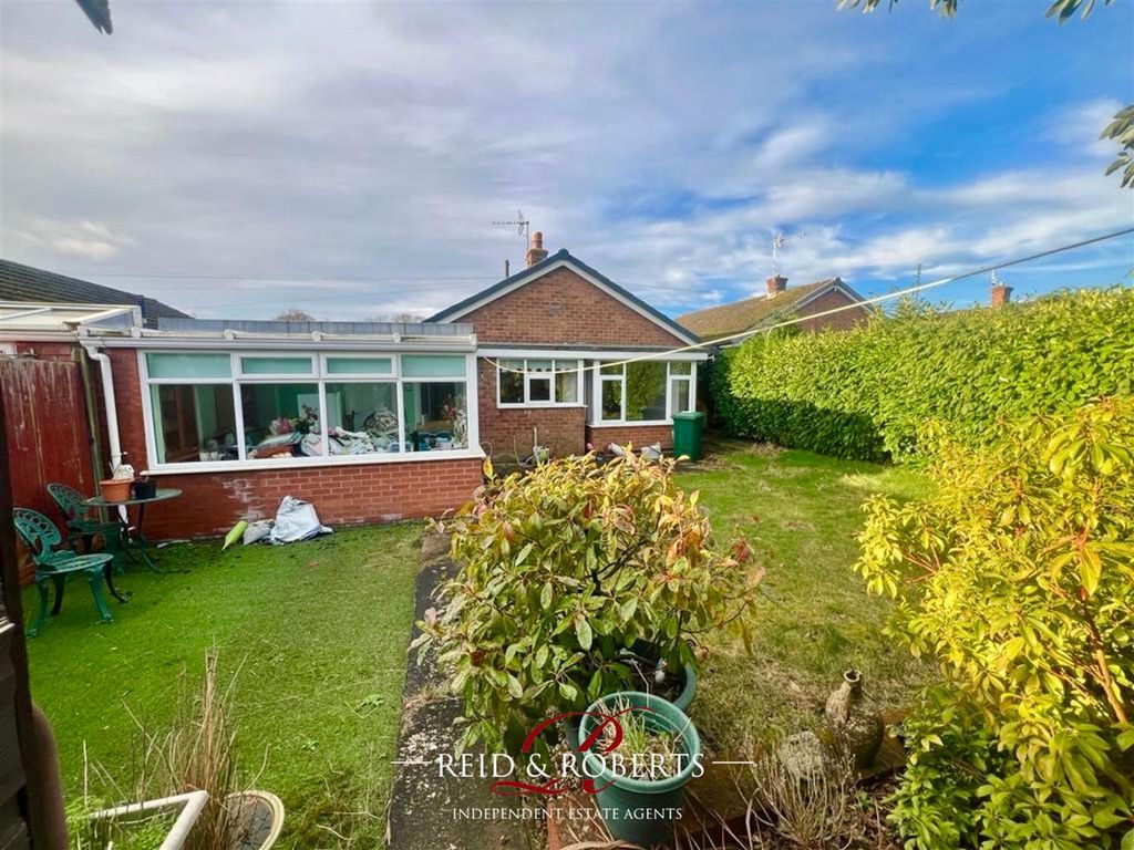 2 bed semi-detached bungalow for sale in Norfolk Road, Wrexham LL12, £265,000