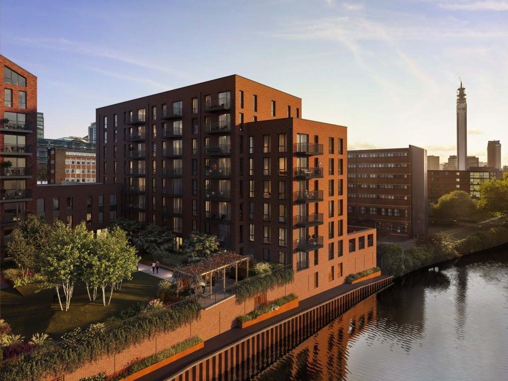 New home, 3 bed flat for sale in Snow Hill Wharf, Shadwell Street, Birmingham B4, £550,000