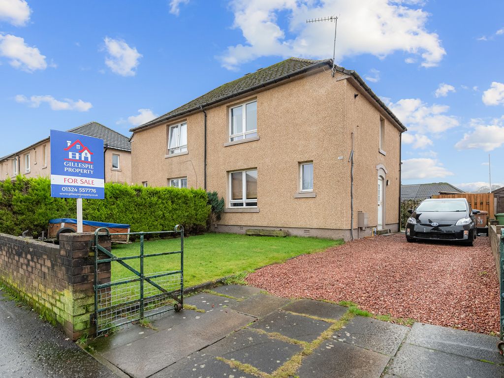 3 bed semi-detached house for sale in Wall Street, Falkirk FK1, £134,000