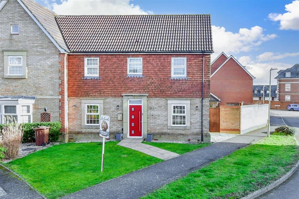 3 bed semi-detached house for sale in Forum Way, Chartfields, Ashford, Kent TN23, £380,000