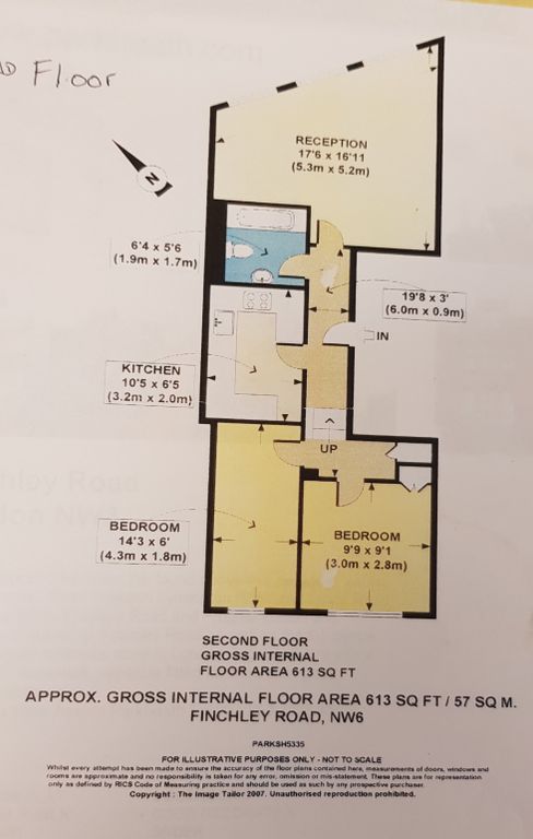 Room to rent in Finchley Road, Swiss Cottage NW3, £875 pcm