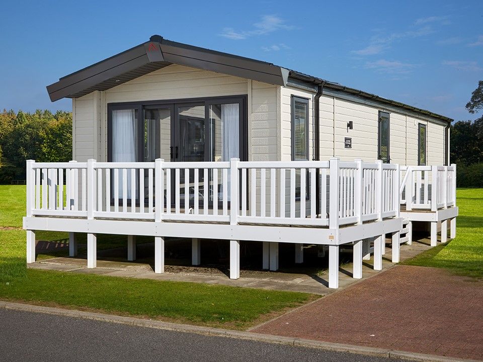 New home, 2 bed lodge for sale in English Drove, Peterborough PE6, £115,000