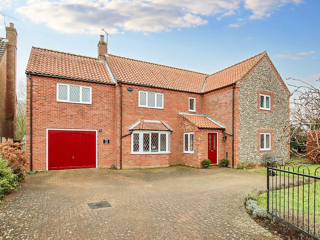 4 bed detached house for sale in The Pastures, Little Snoring, Fakenham NR21, £575,000