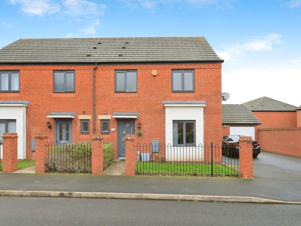 3 bed semi-detached house for sale in Duxford Grove, Ettingshall, Wolverhampton WV2, £260,000
