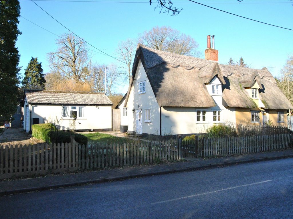 2 bed cottage for sale in The Street, Stradishall, Newmarket CB8, £325,000