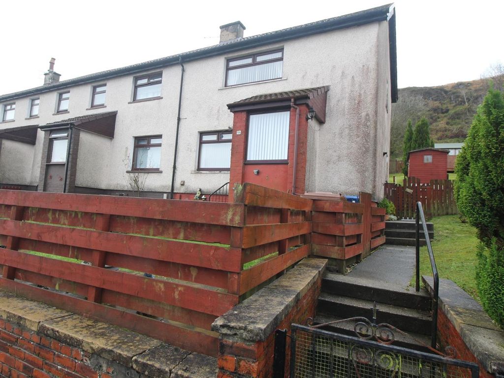 2 bed end terrace house for sale in Berwick Road, Greenock PA16, £79,000